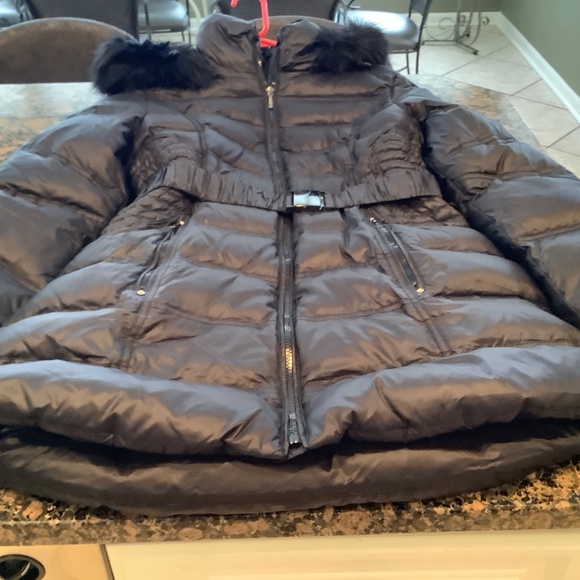 Women’s Down Black Coat Laundry Brand Size Large NWT - Picture 7 of 15